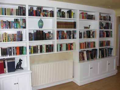 fitted bookcase